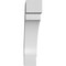 Ekena Millwork 6-in. W x 28-in. D x 28-in. H Merced Architectural Grade PVC Knee Brace BRCP06X28X28MRC - alternate 4